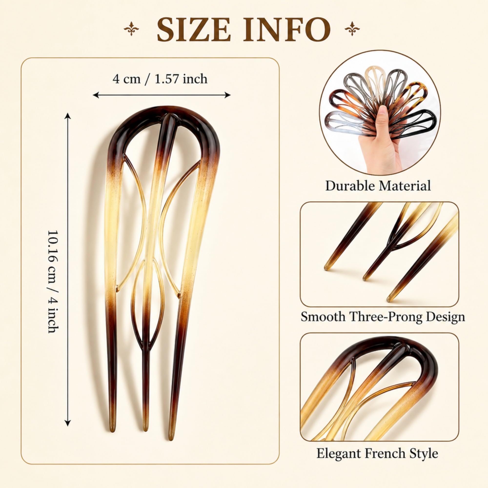 OGDE close-up internal teeth gripping mechanism that secures hair without slipping