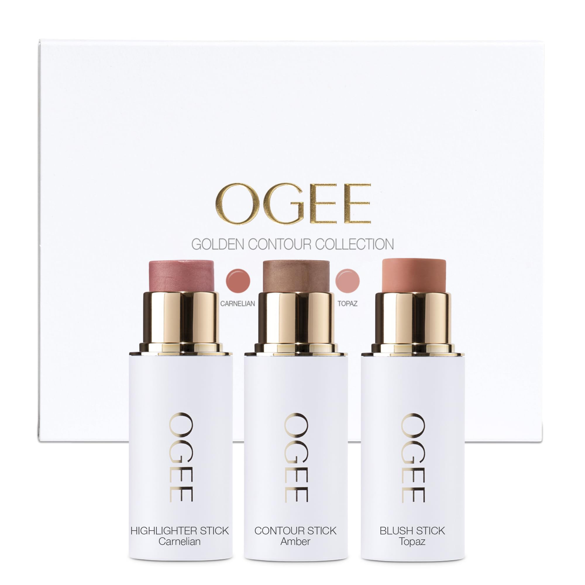 Ogee front packaging trio showing certified organic sticks and benefits