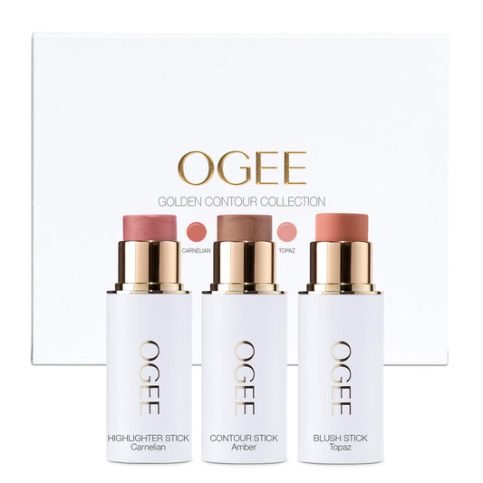Ogee front packaging trio showing certified organic sticks and benefits