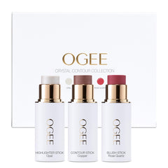 Ogee front packaging showing trio sticks and compact convenience