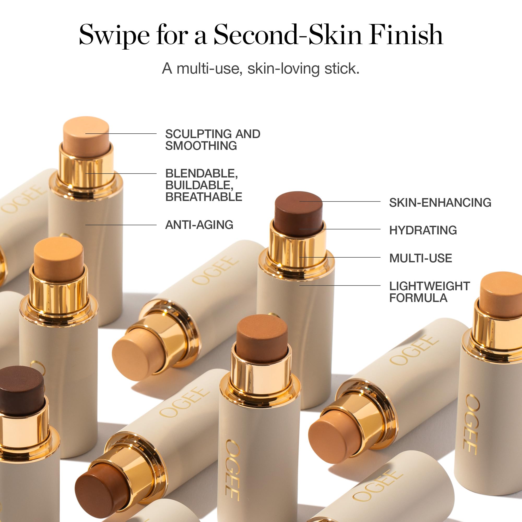 Ogee half-face blended before and after shows coverage and sculpting