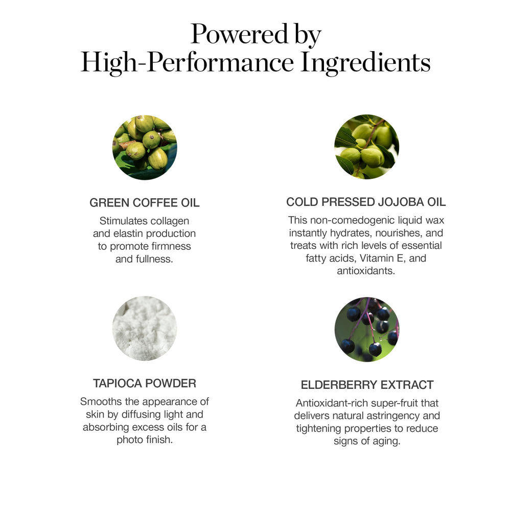 Ogee product label and ingredient list closeup showing organic formulation