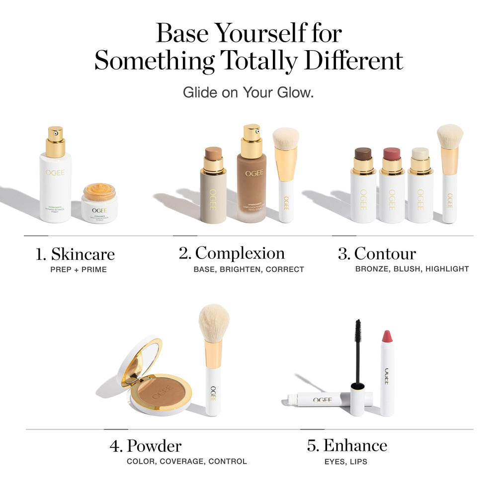 Ogee product on vanity lifestyle shot showing daily routine benefit