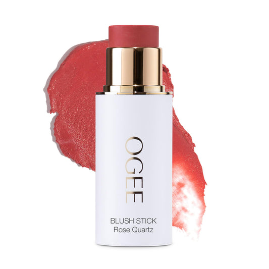 Ogee sculpted face stick front packaging showing shade and organic seal benefit