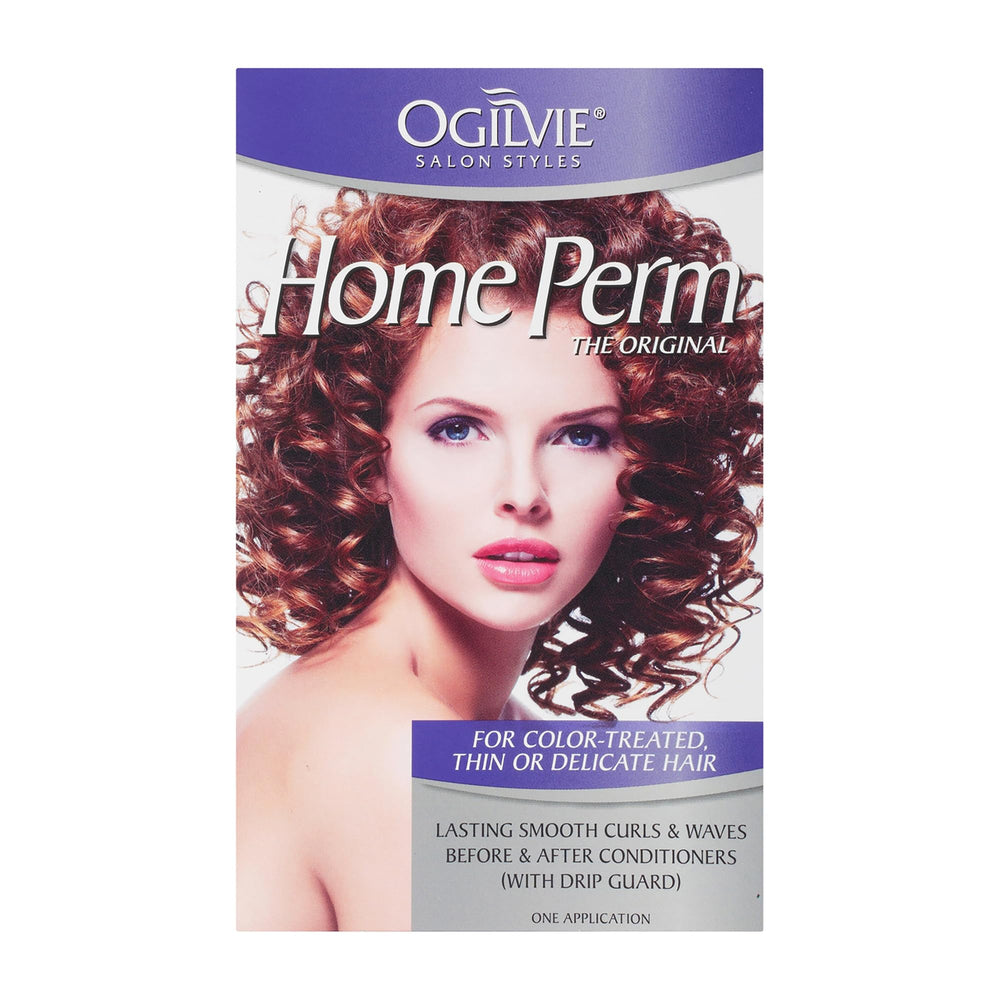 OGILVIE heat activator bottle detail demonstrating smoother curl activation benefit