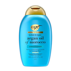 OGX conditioner creamy texture being poured, showing rich hydration