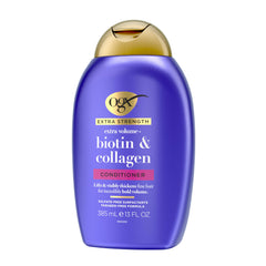 OGX after-dry result showing fuller-looking hair and natural movement