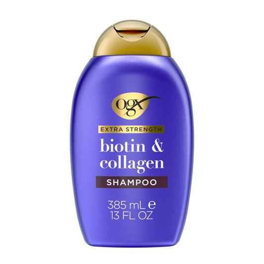 OGX front packaging showing bottle and brand for shelf appeal