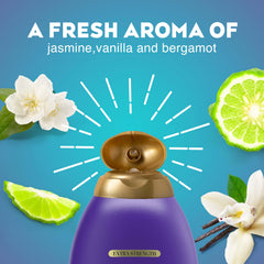OGX shampoo texture dollop showing thick formula for body