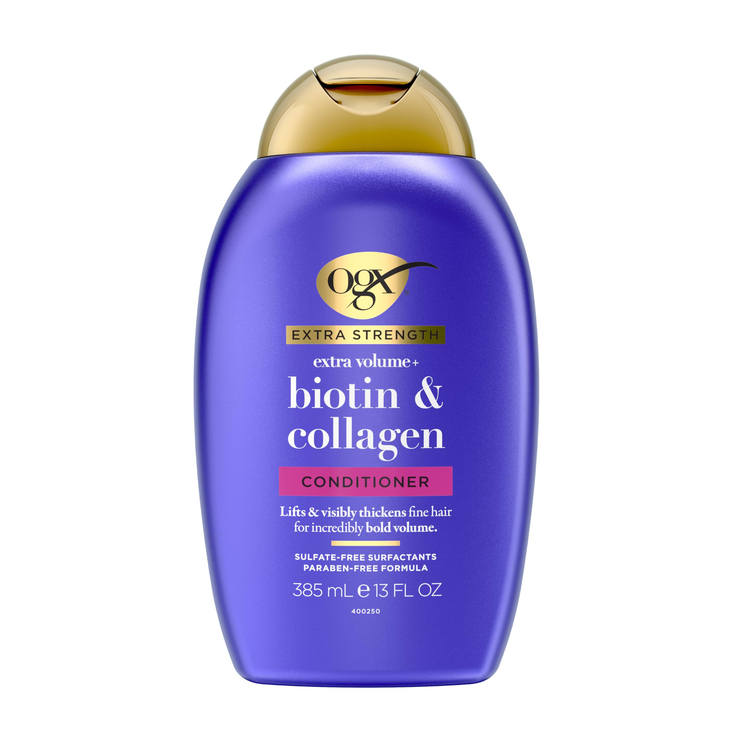 OGX conditioner cream close-up showing lightweight texture and spreadability