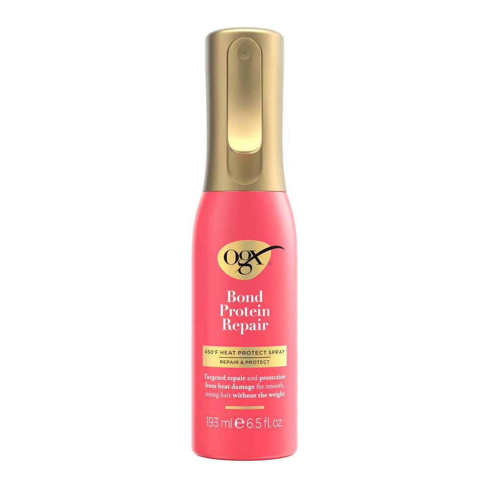 OGX bottle front packaging showing bond repair branding and benefit