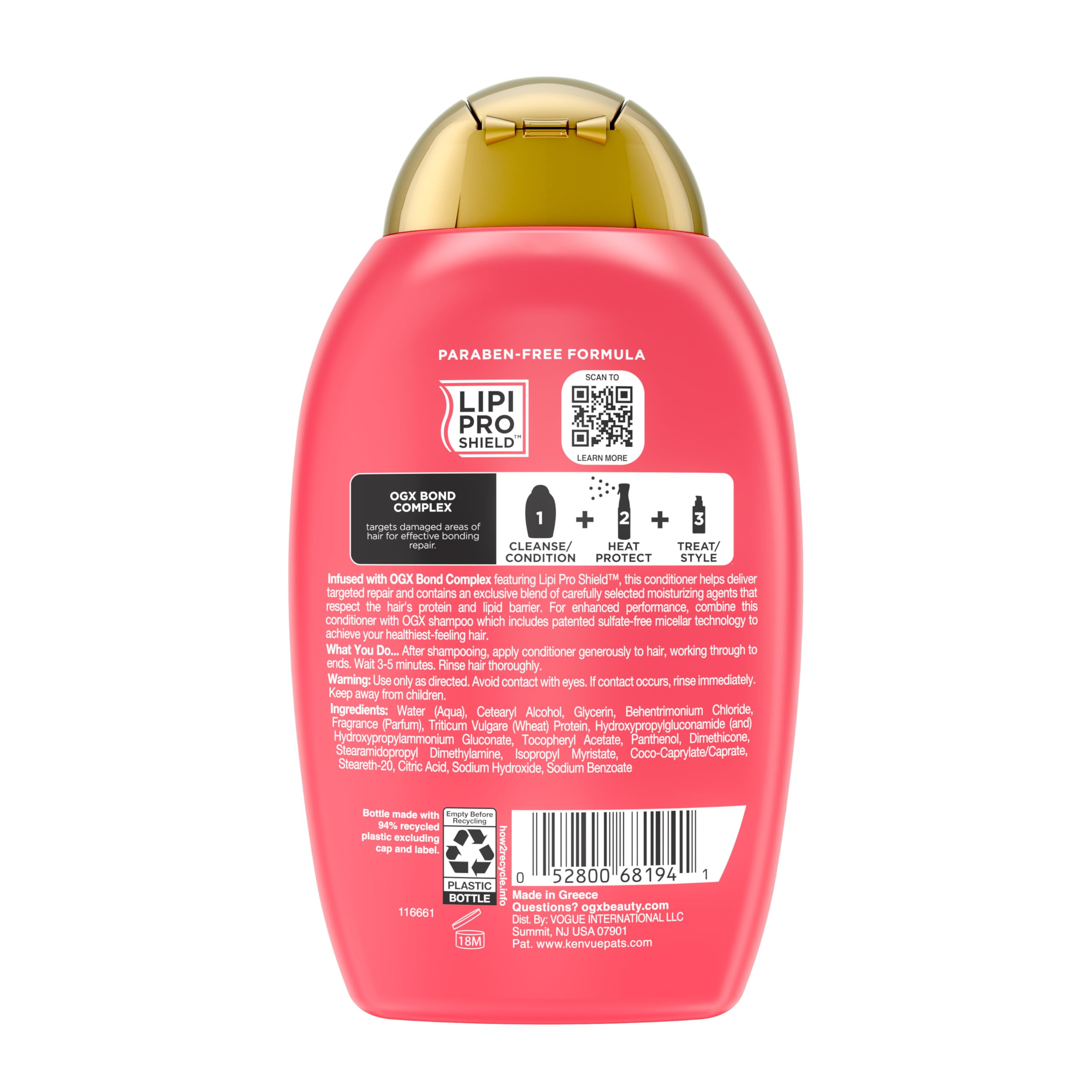 OGX lifestyle shot of hair after use showing smoother, resilient hair