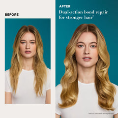 OGX conditioner texture close-up highlighting creamy lightweight formula
