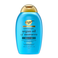 OGX back label with ingredients list for ingredient transparency benefit