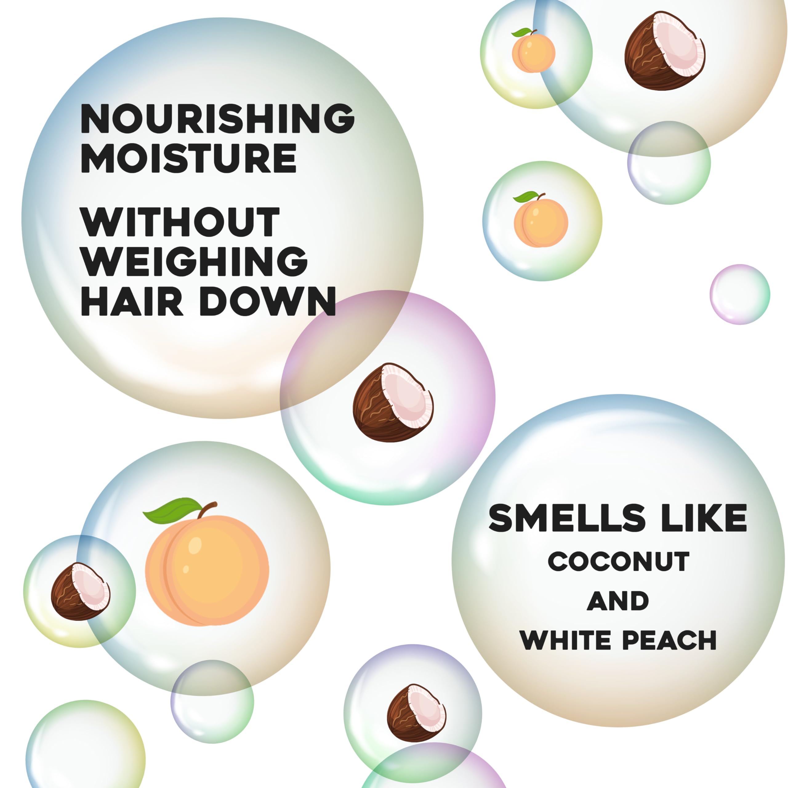 OGX coconut milk serum pump close-up highlighting applicator and controlled dispensing