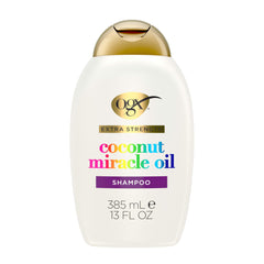 OGX bottle front view showing coconut repair benefits