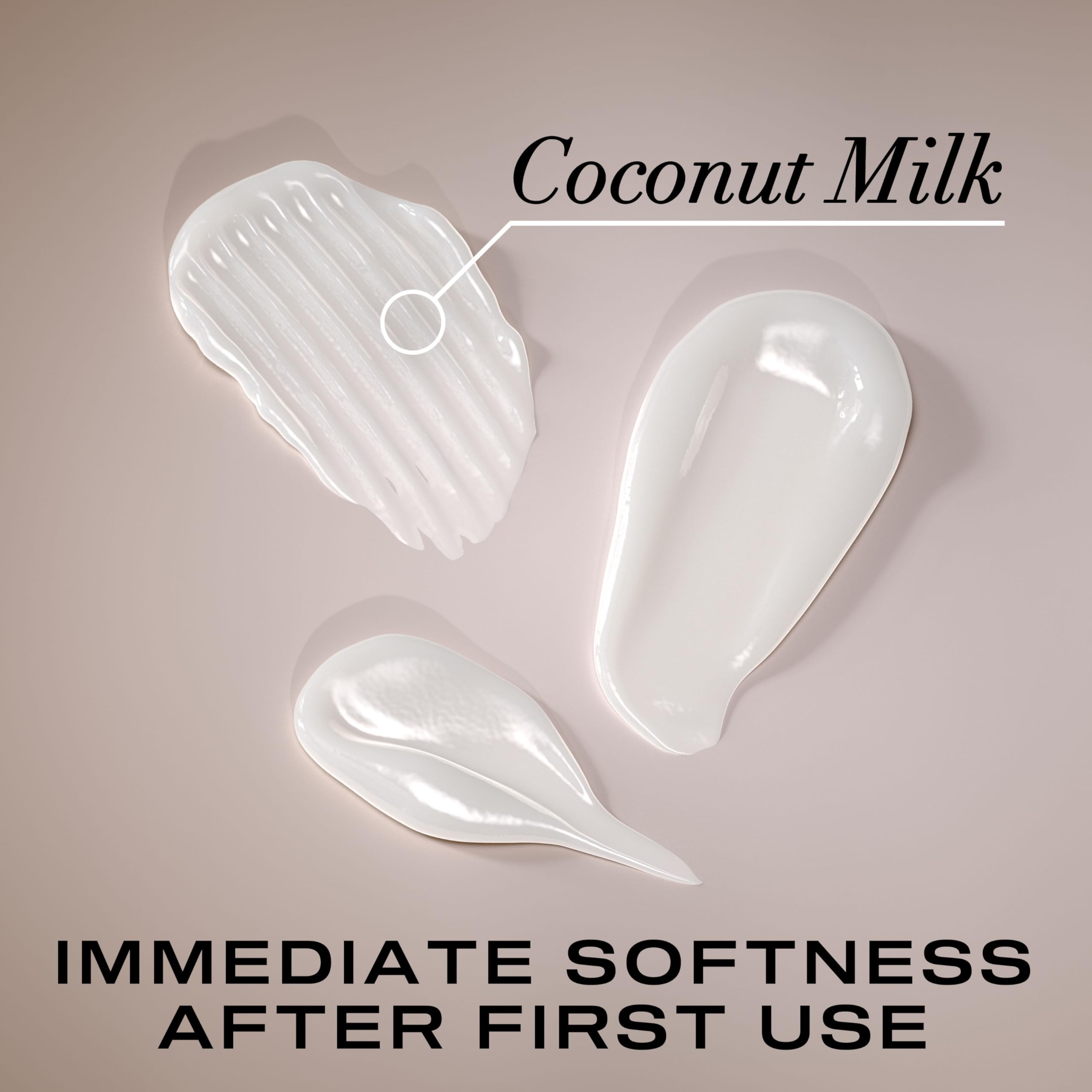 OGX Coconut Miracle Oil bottle detail showing penetrating oil for shine and frizz control
