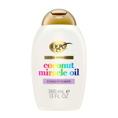 OGX front packaging bottle showing product and benefits