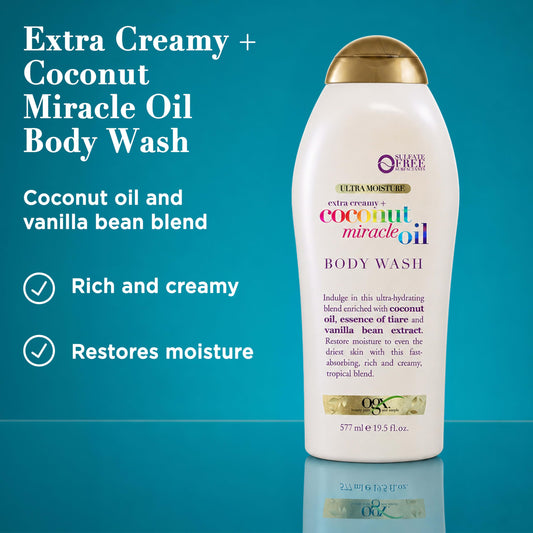 OGX pump close-up highlighting convenient dispenser and controlled use