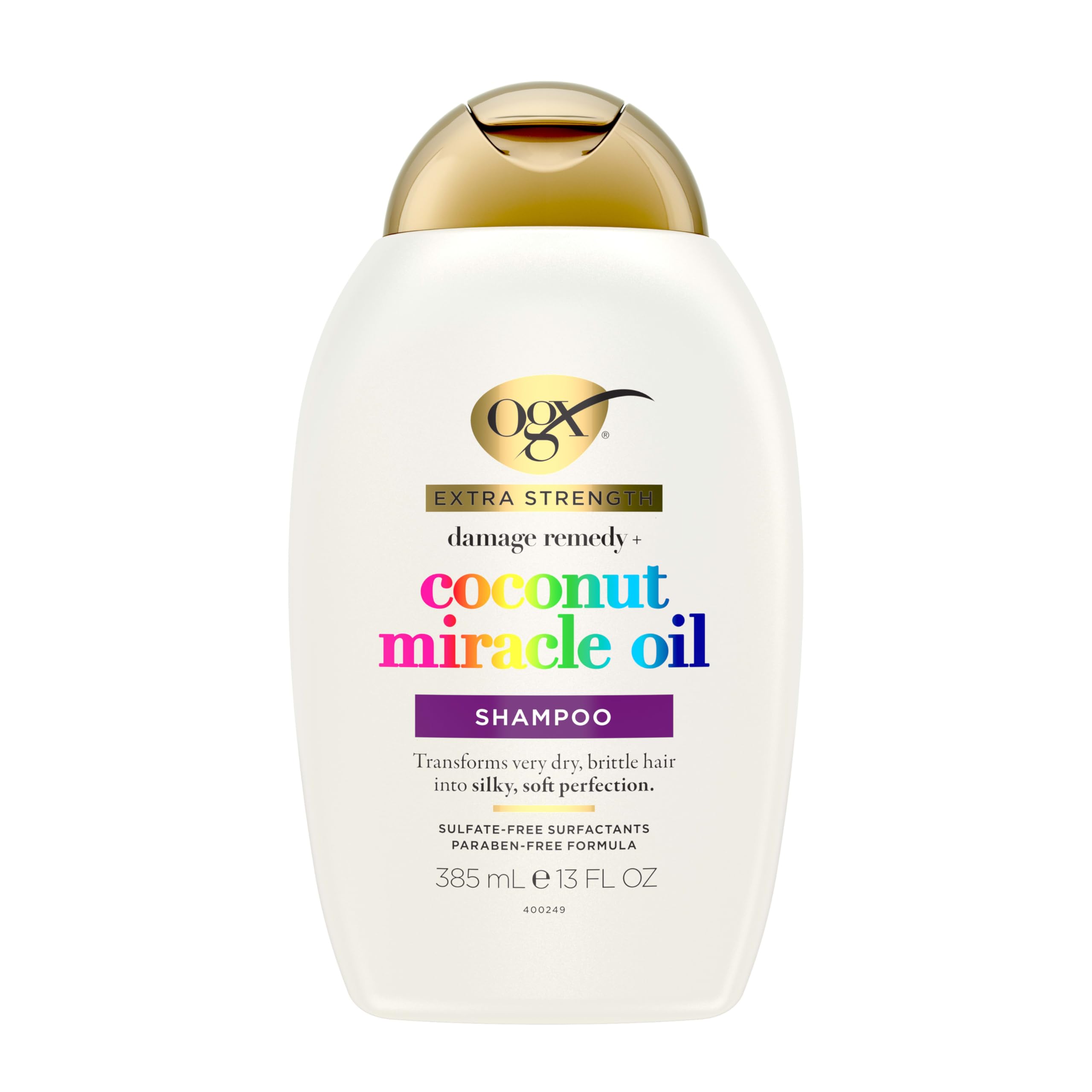 OGX lather texture foam demonstrating gentle, hydrating cleanse