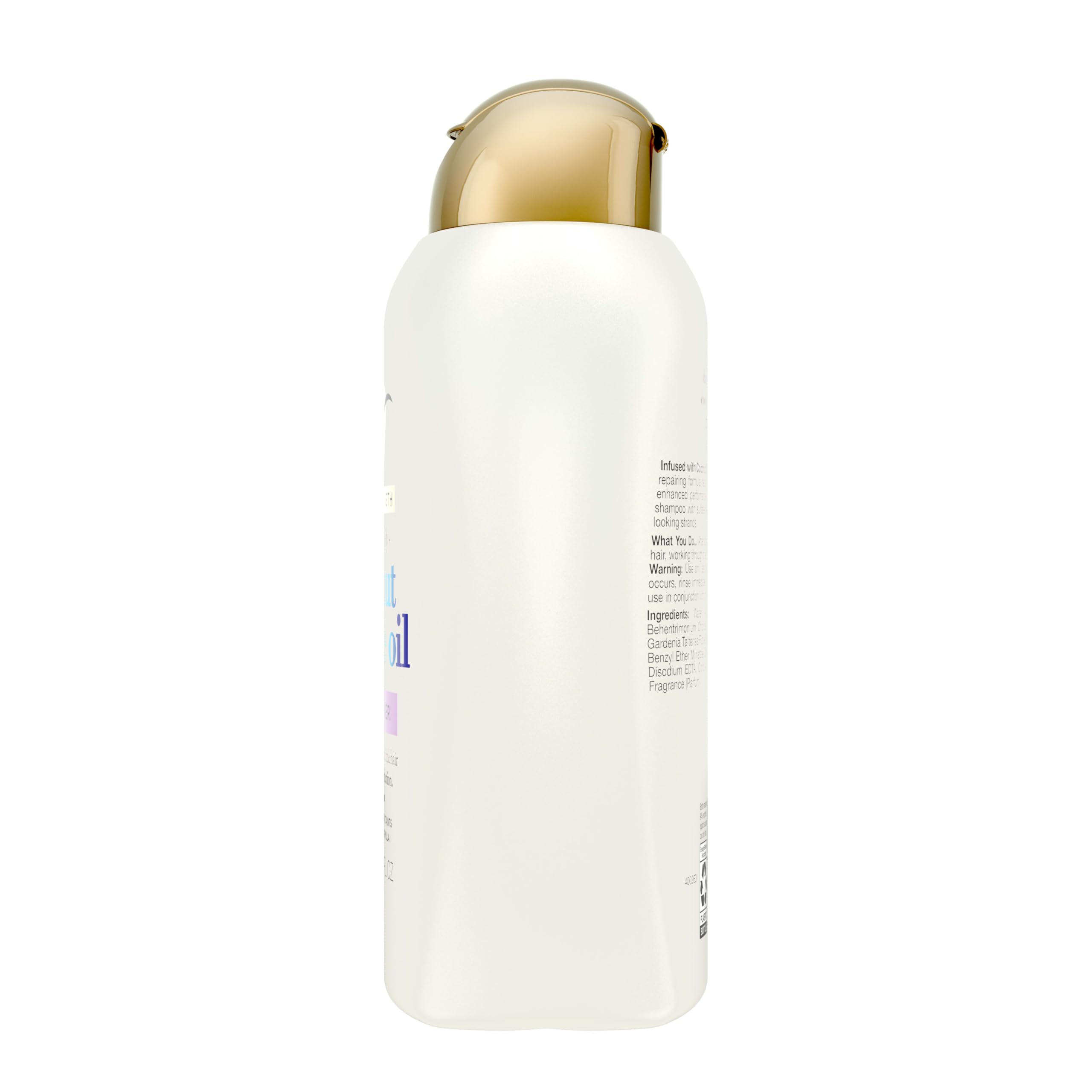 OGX conditioner placed in shower illustrating everyday use and convenience