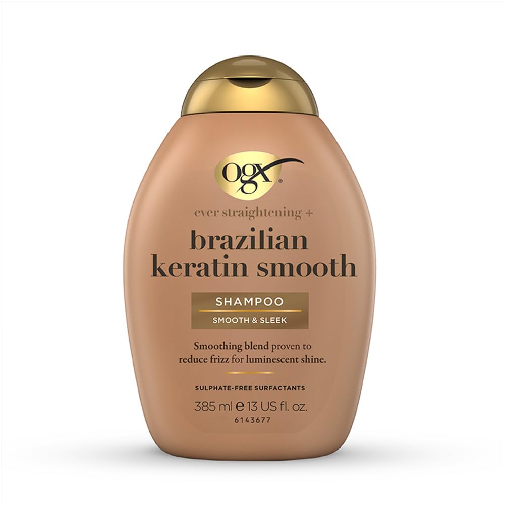 OGX front packaging showing 13 oz bottle and product benefits