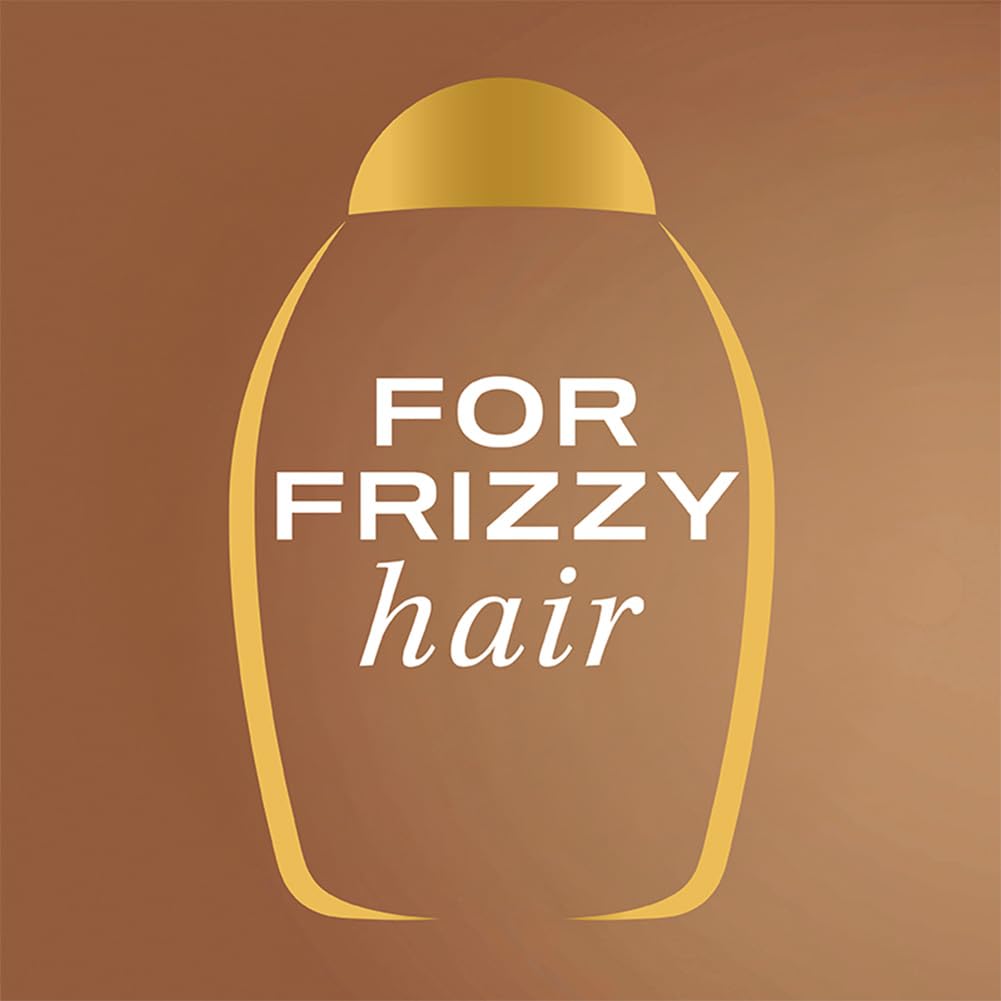 OGX natural oils and cocoa butter props illustrating moisturizing ingredients