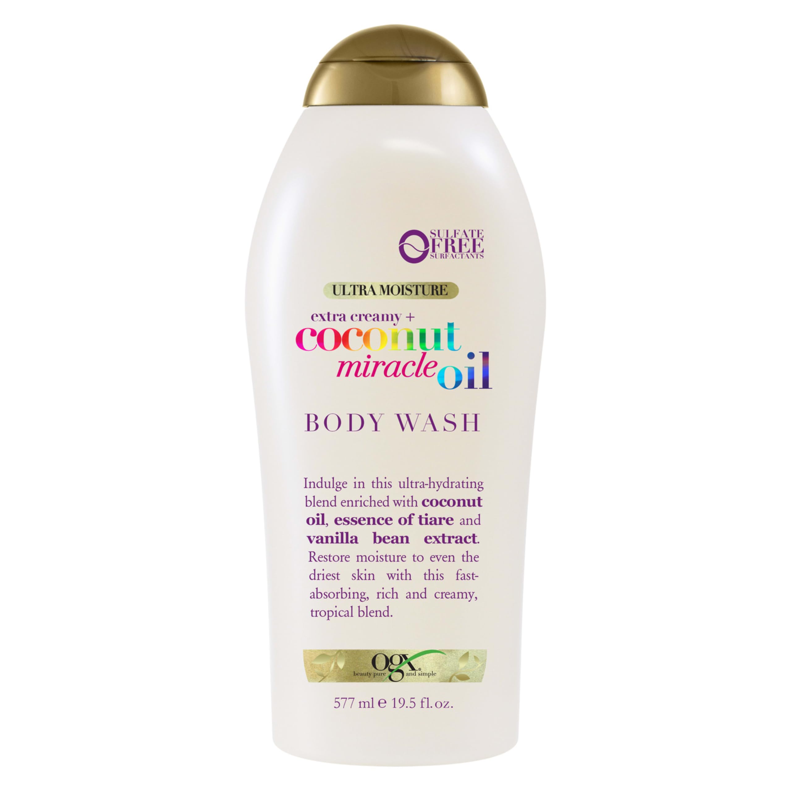 OGX front packaging showing bottle and product name for easy identification