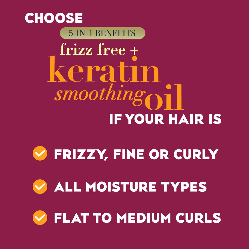 OGX keratin and argan oil texture shot showing nourishing ingredients for smoother hair