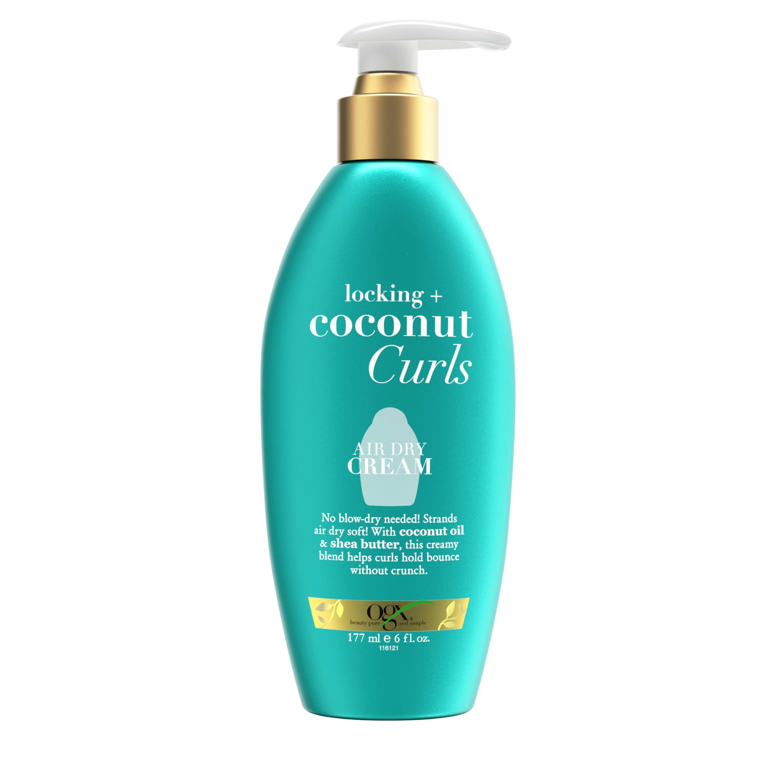 OGX front bottle showing label and 6 oz size for quick identification and benefits