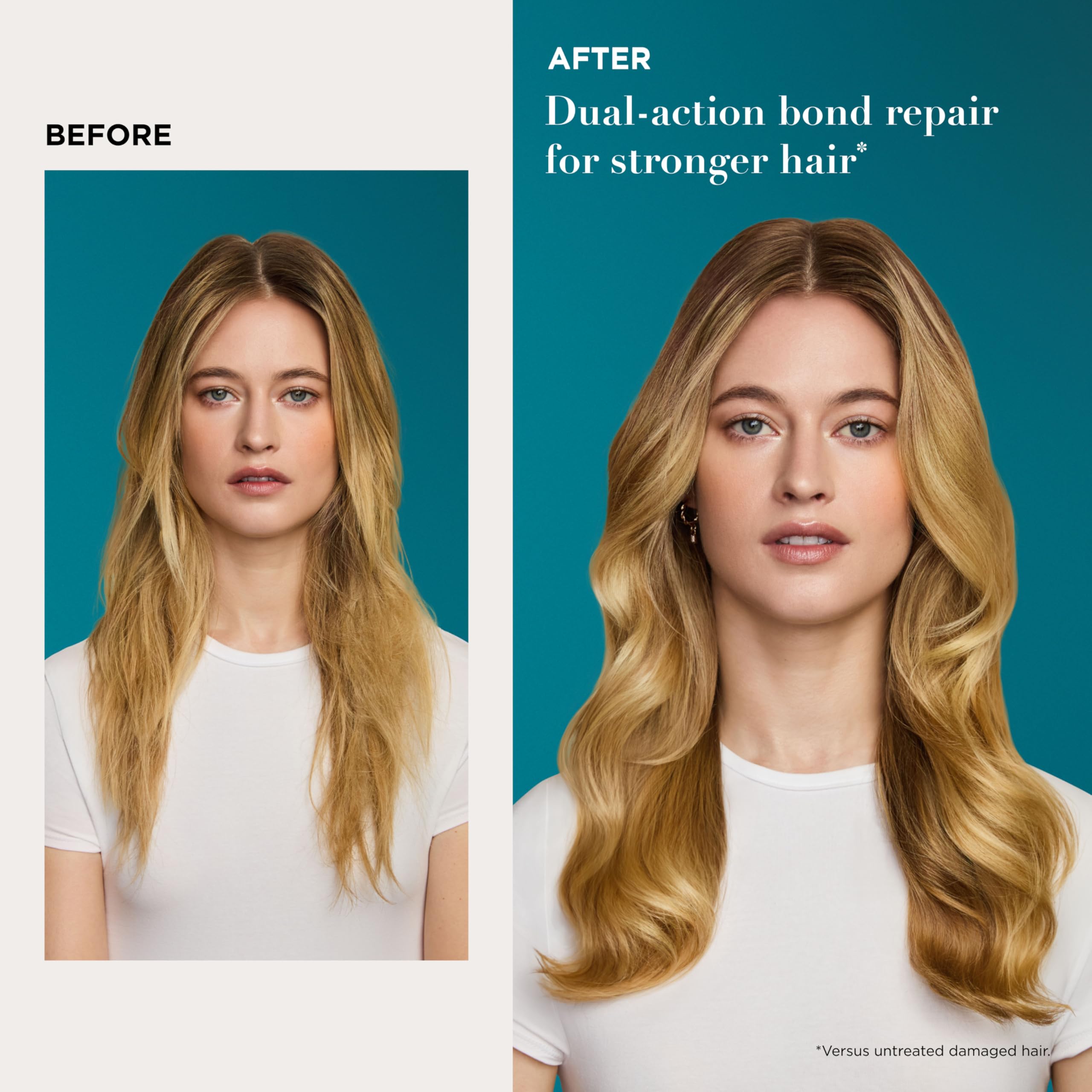 OGX oil texture drop highlighting lightweight formula for smooth shine