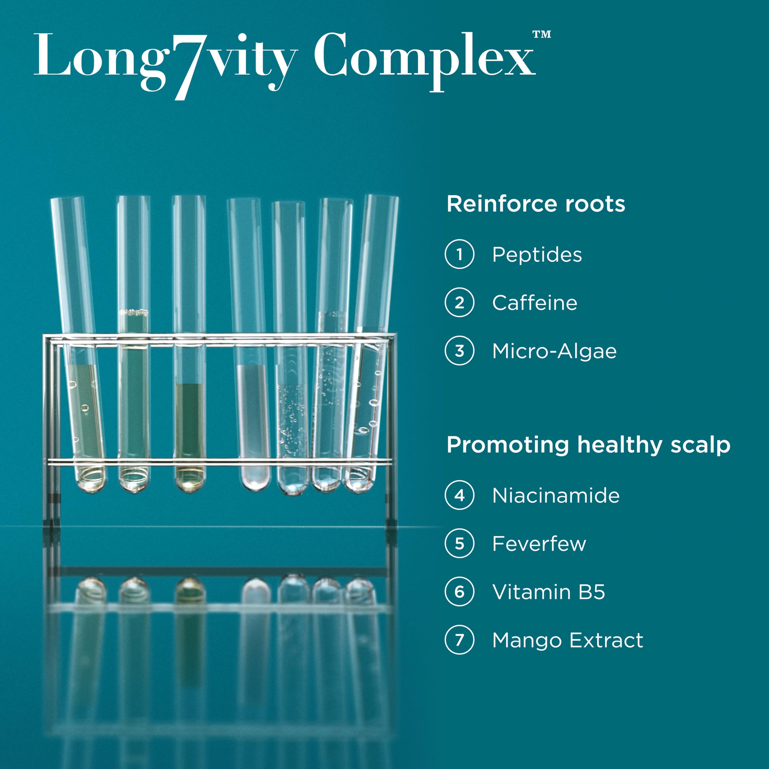 OGX scalp serum droplet on scalp demonstrating precise, mess-free delivery