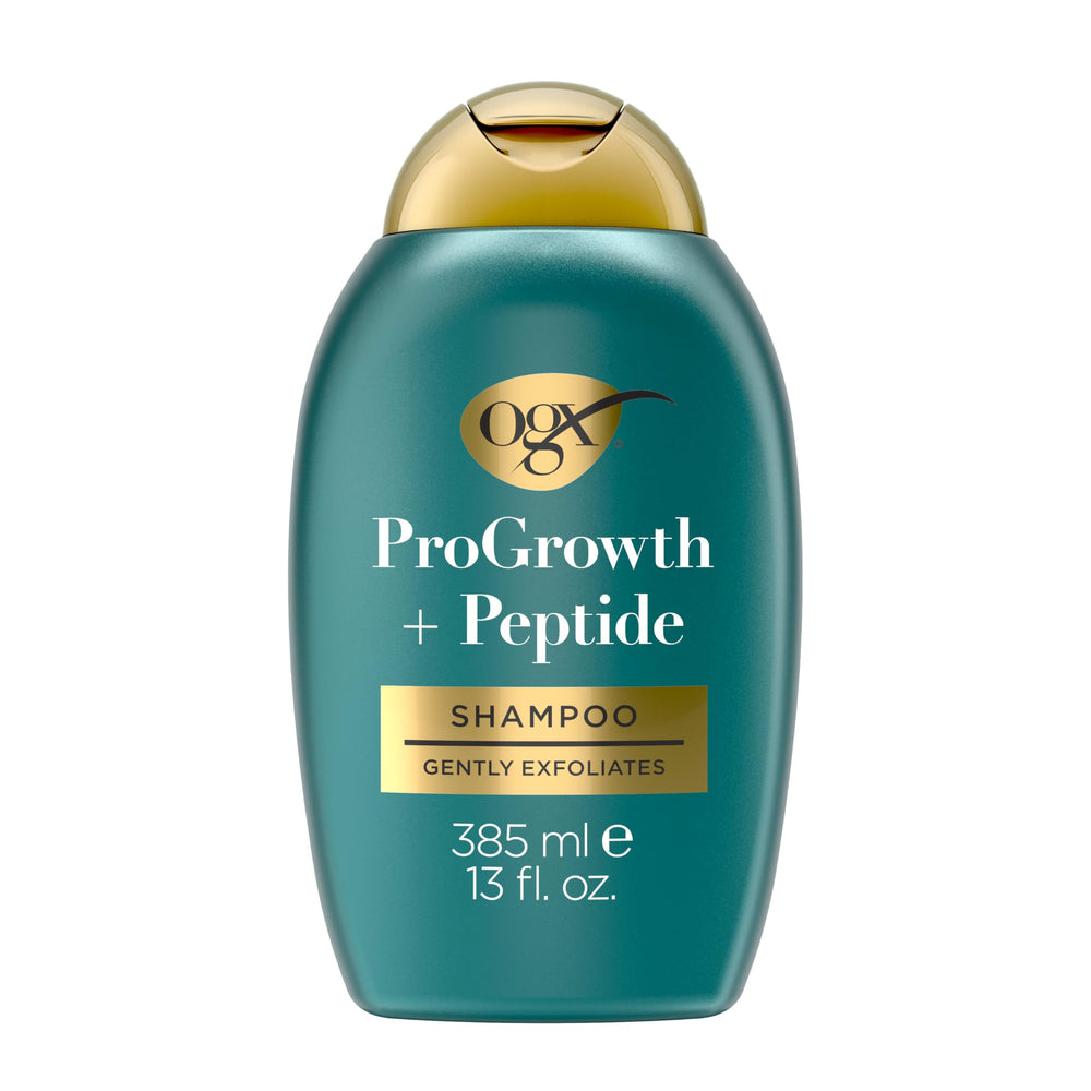 OGX ProGrowth bottle front view showing clean clarifying shampoo benefits