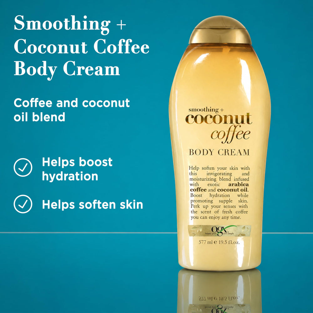 OGX pump top closeup showing easy dispensing and precise controlled lotion amount