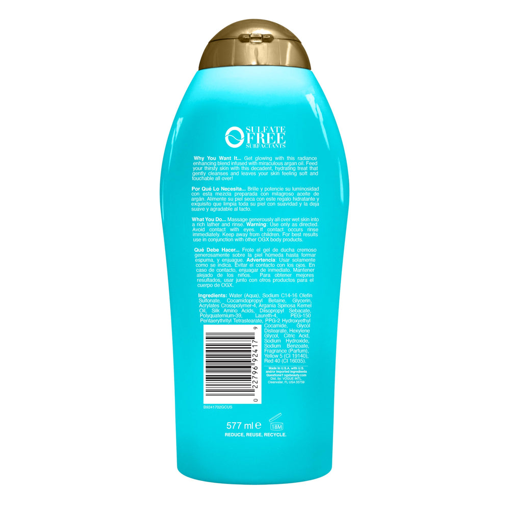 OGX paired with lotion to illustrate layerable hydration routine