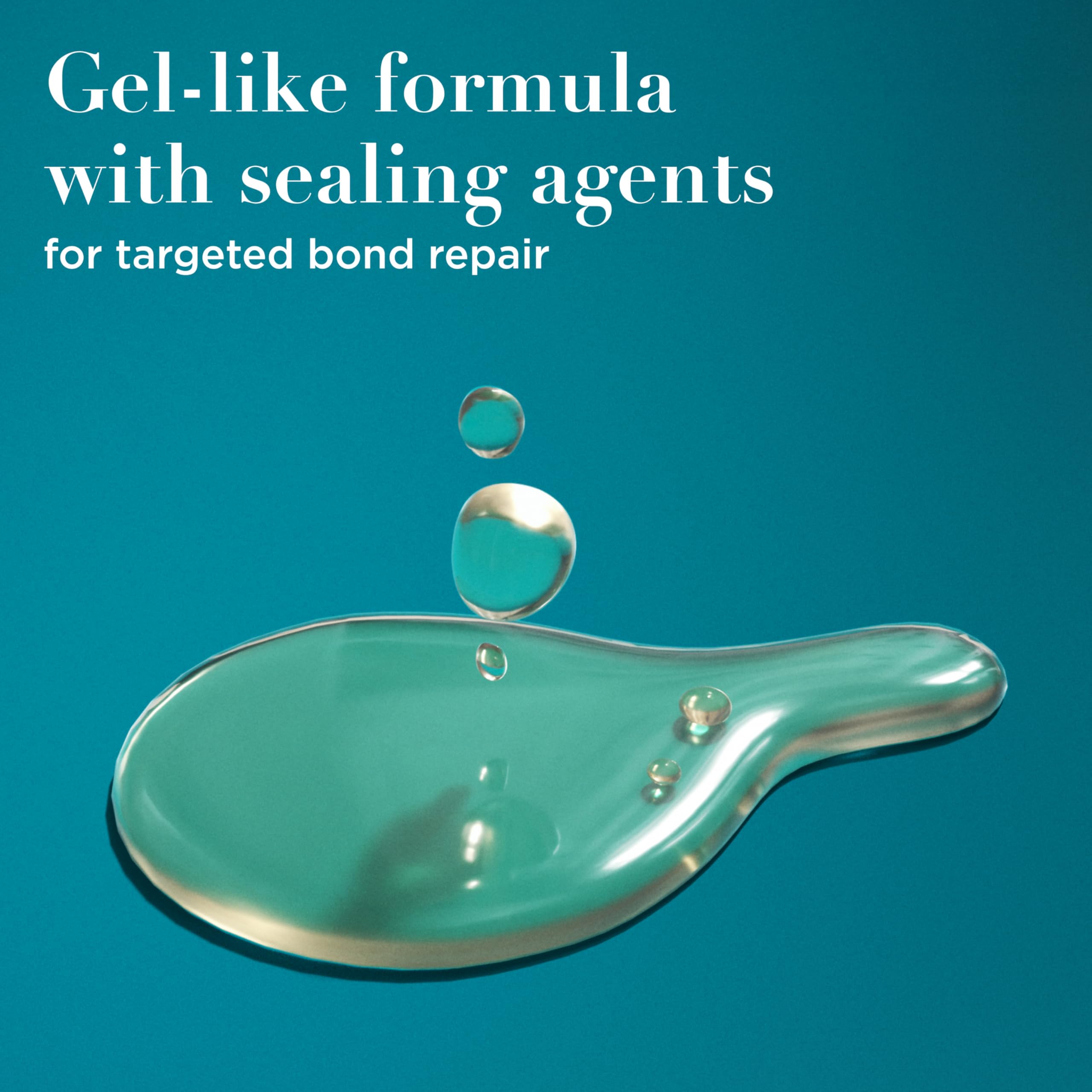 OGX serum on damp hair before styling reducing frizz and detangling