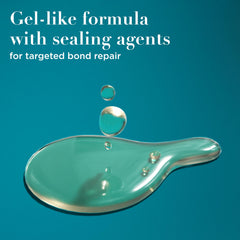 OGX serum on damp hair before styling reducing frizz and detangling