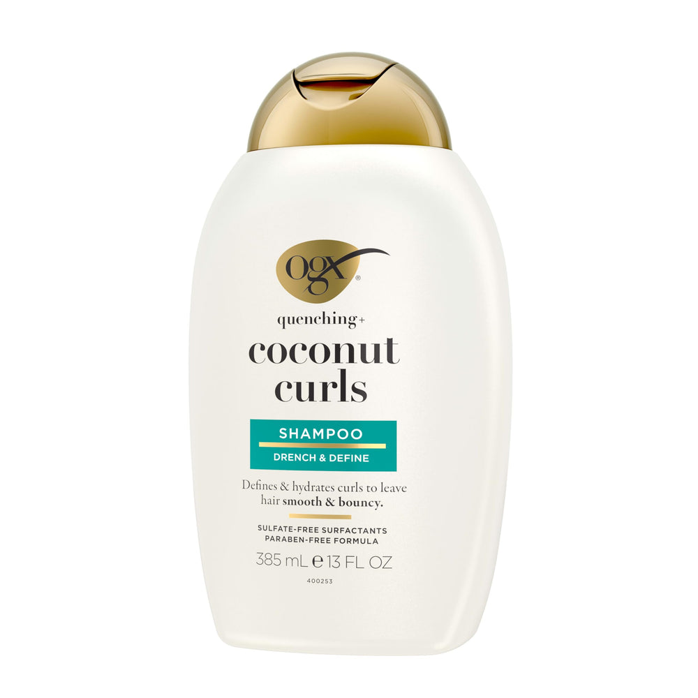 OGX shampoo with conditioner in bathroom setting showing routine-ready pairing benefit