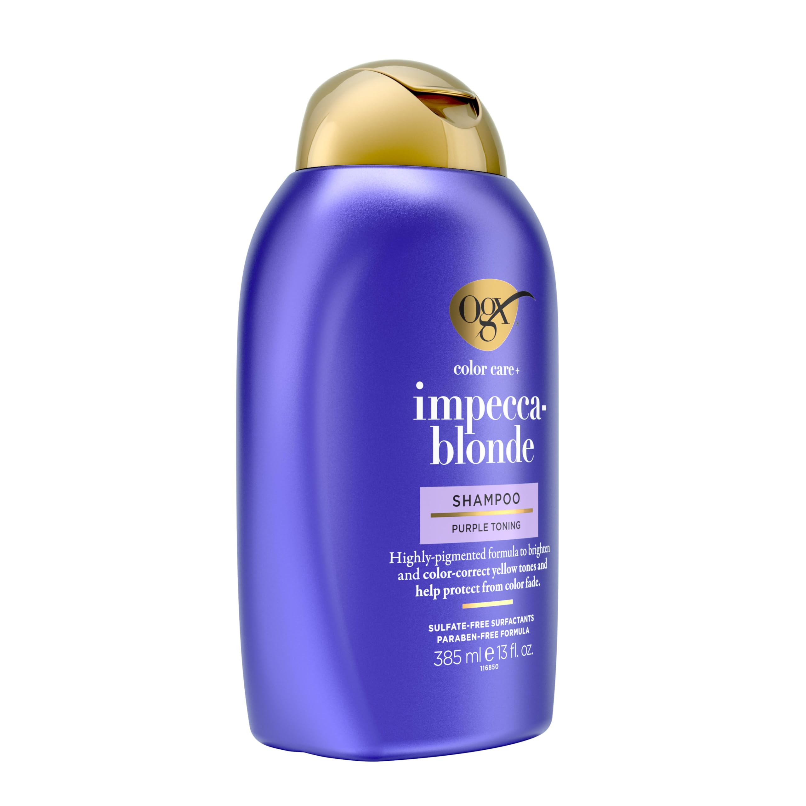 OGX shampoo applied in hand demonstrating coverage and moisturizing action