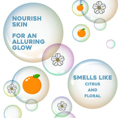 OGX silk protein graphic conveying softening and smoothing effect