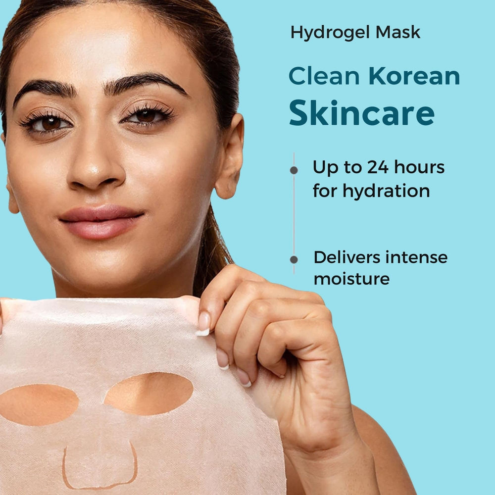 Oh K! mask beside hand for scale showing single-use size