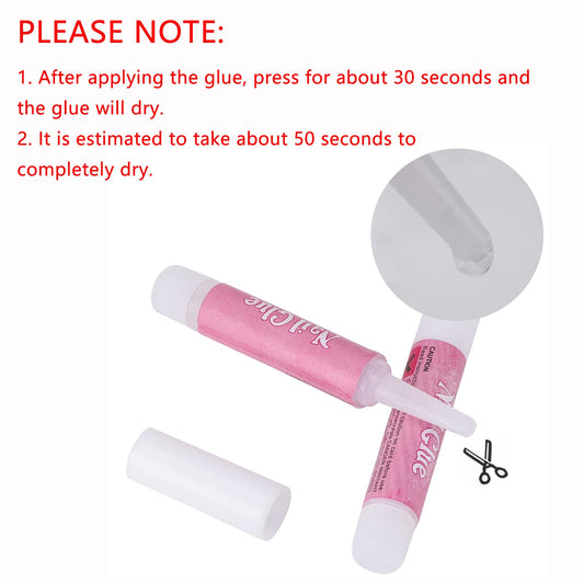 Ohlove nozzle close-up showing precise tip for controlled glue application