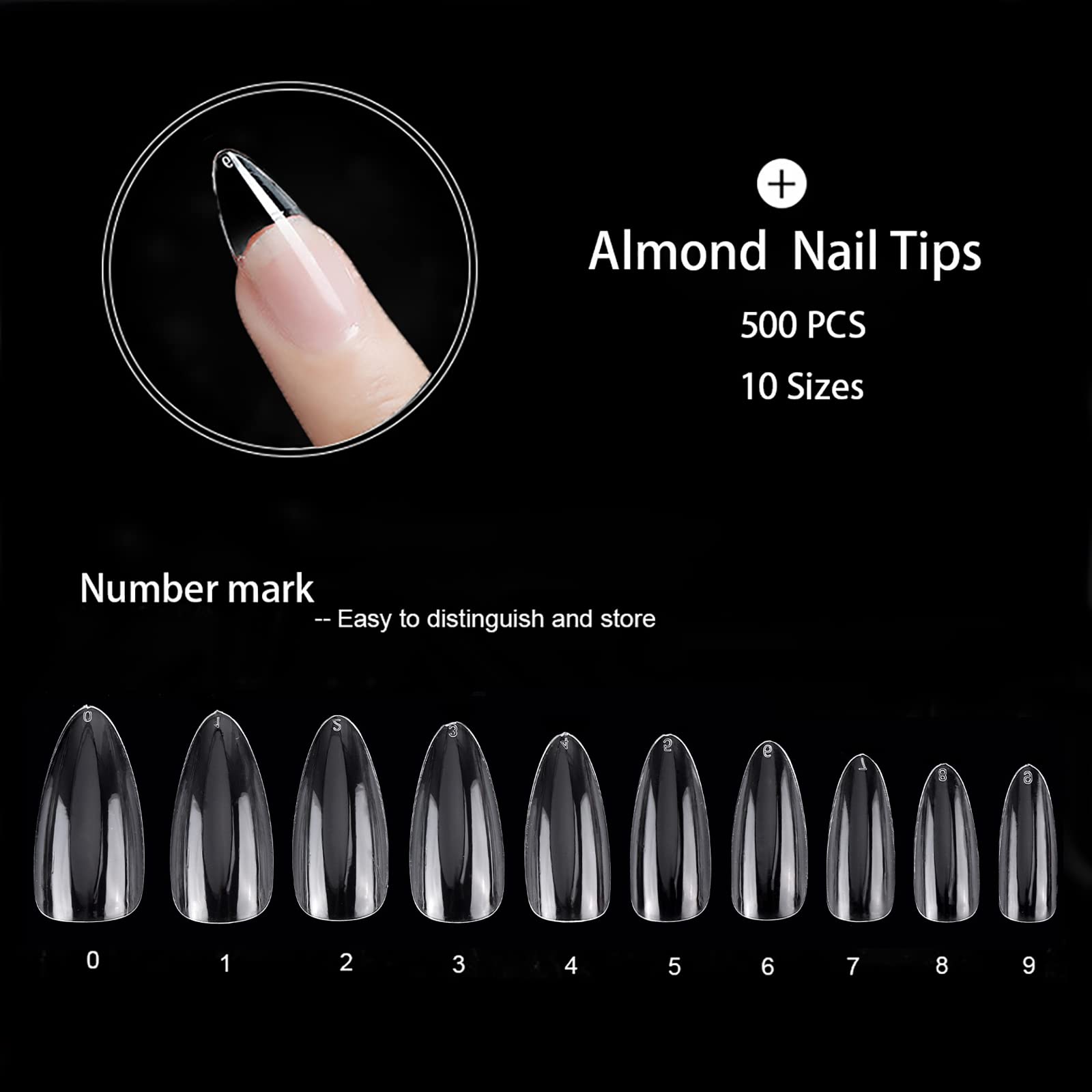 Ohlove close-up almond tip curve highlighting smooth surface for art