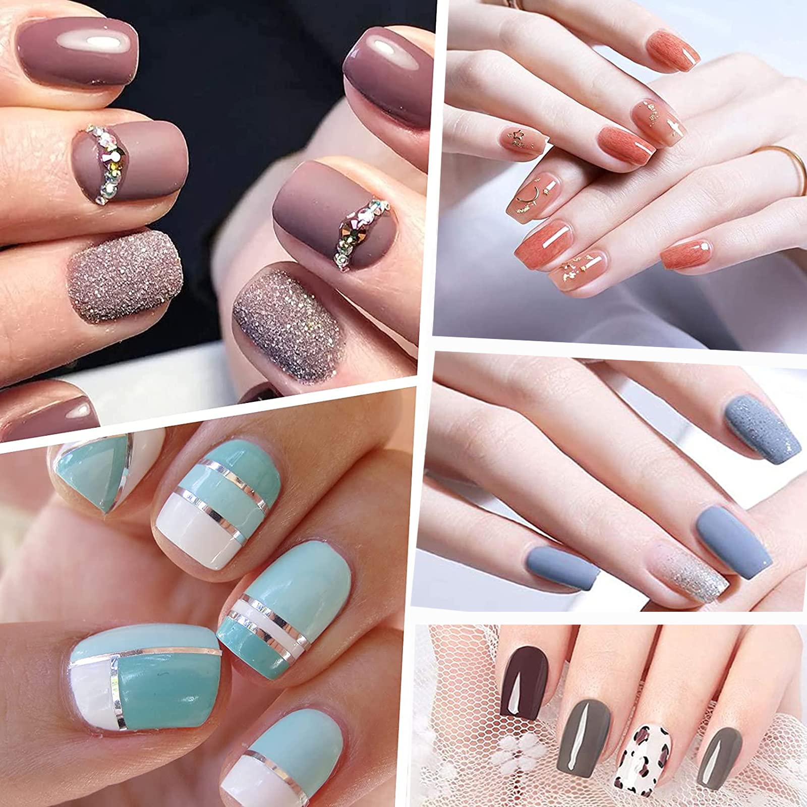 Ohlove half-cover tips applied on hand showing neat natural look and quick wear