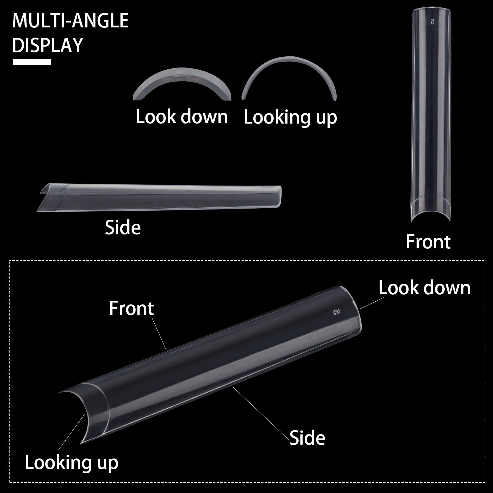 Ohlove tips in use during acrylic application enabling durable extensions