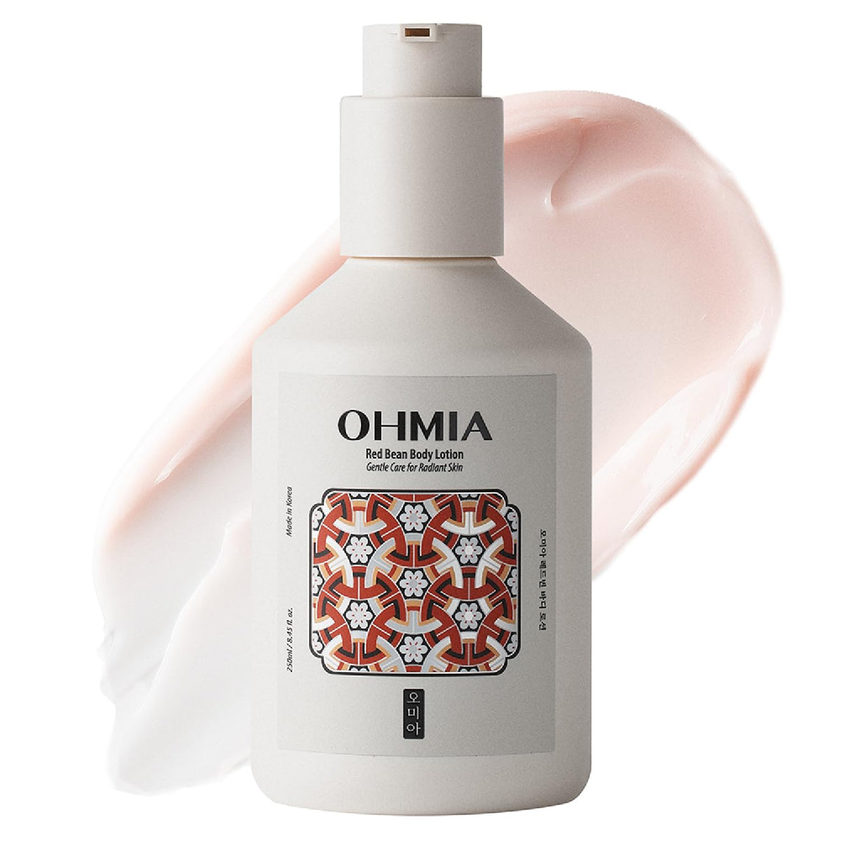 OHMIA front packaging showing product and 24-hour hydration benefit