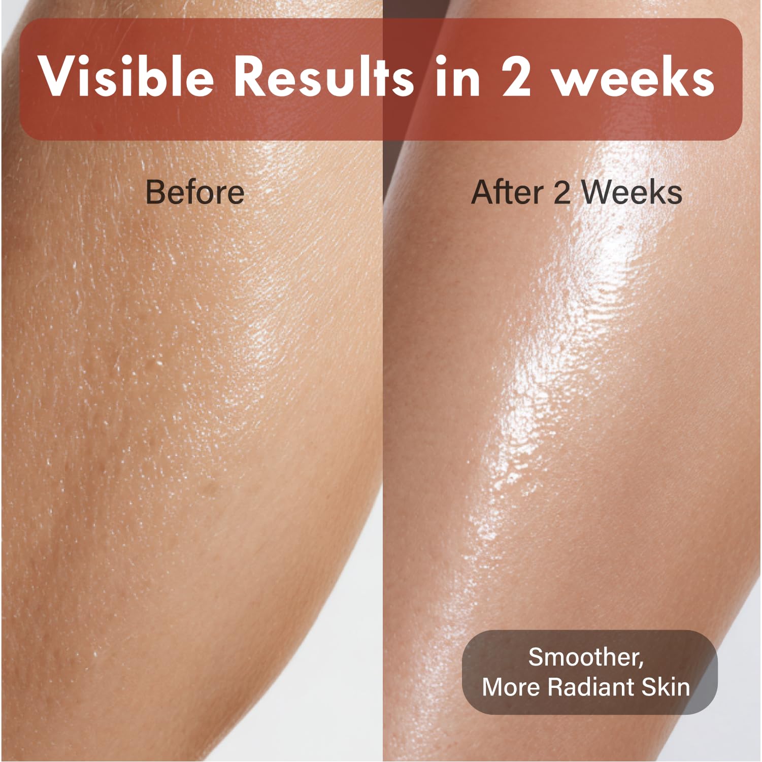 OHMIA lotion texture close-up illustrating lightweight, fast-absorbing formula