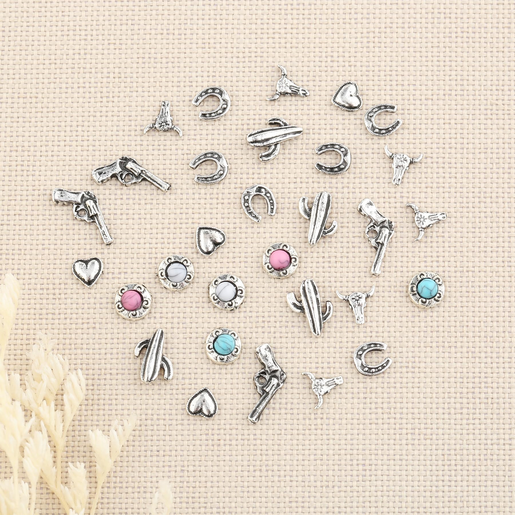 Ohmique charm applied to manicure showing easy application and durable hold