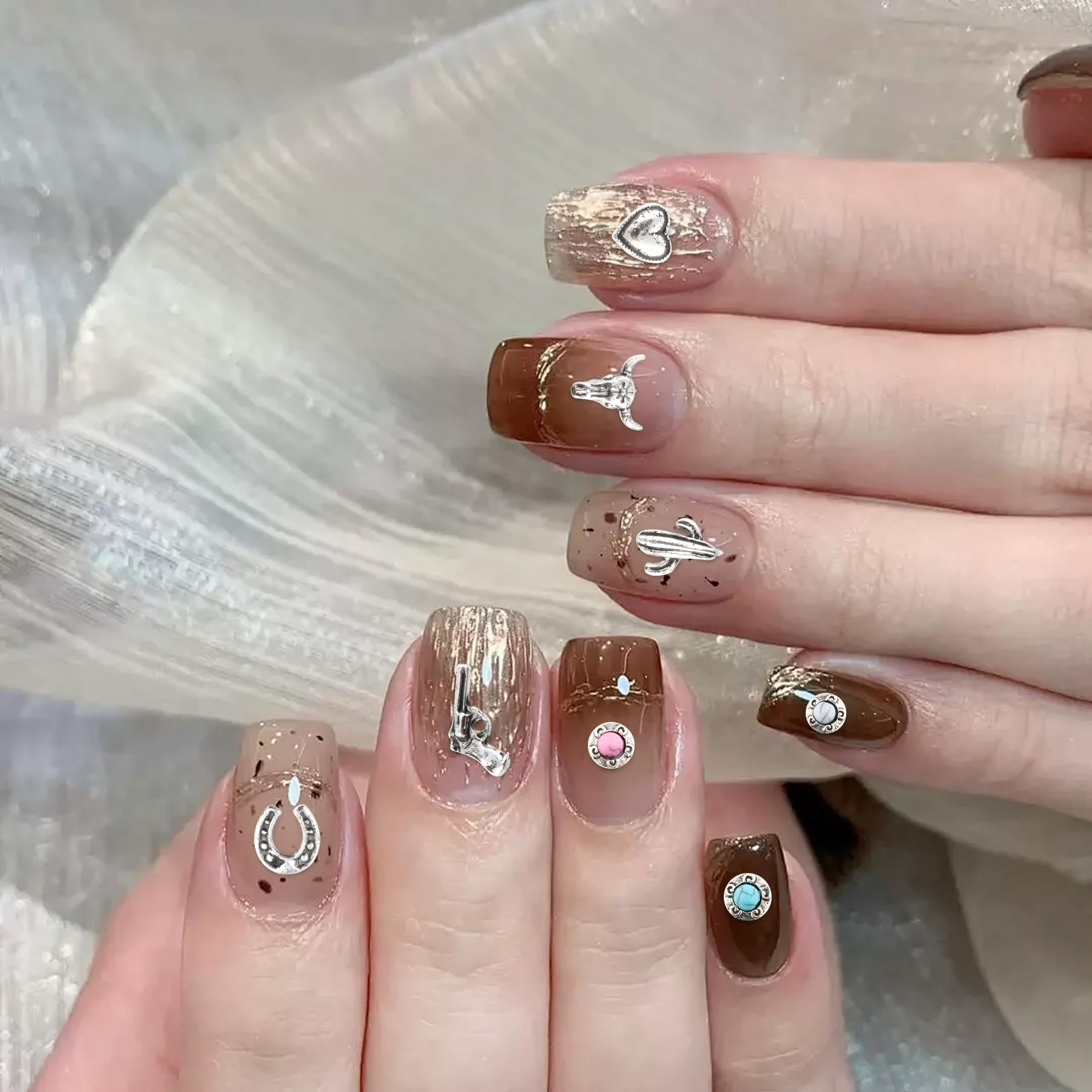 Ohmique boho festival manicure using charms to create standout style benefit