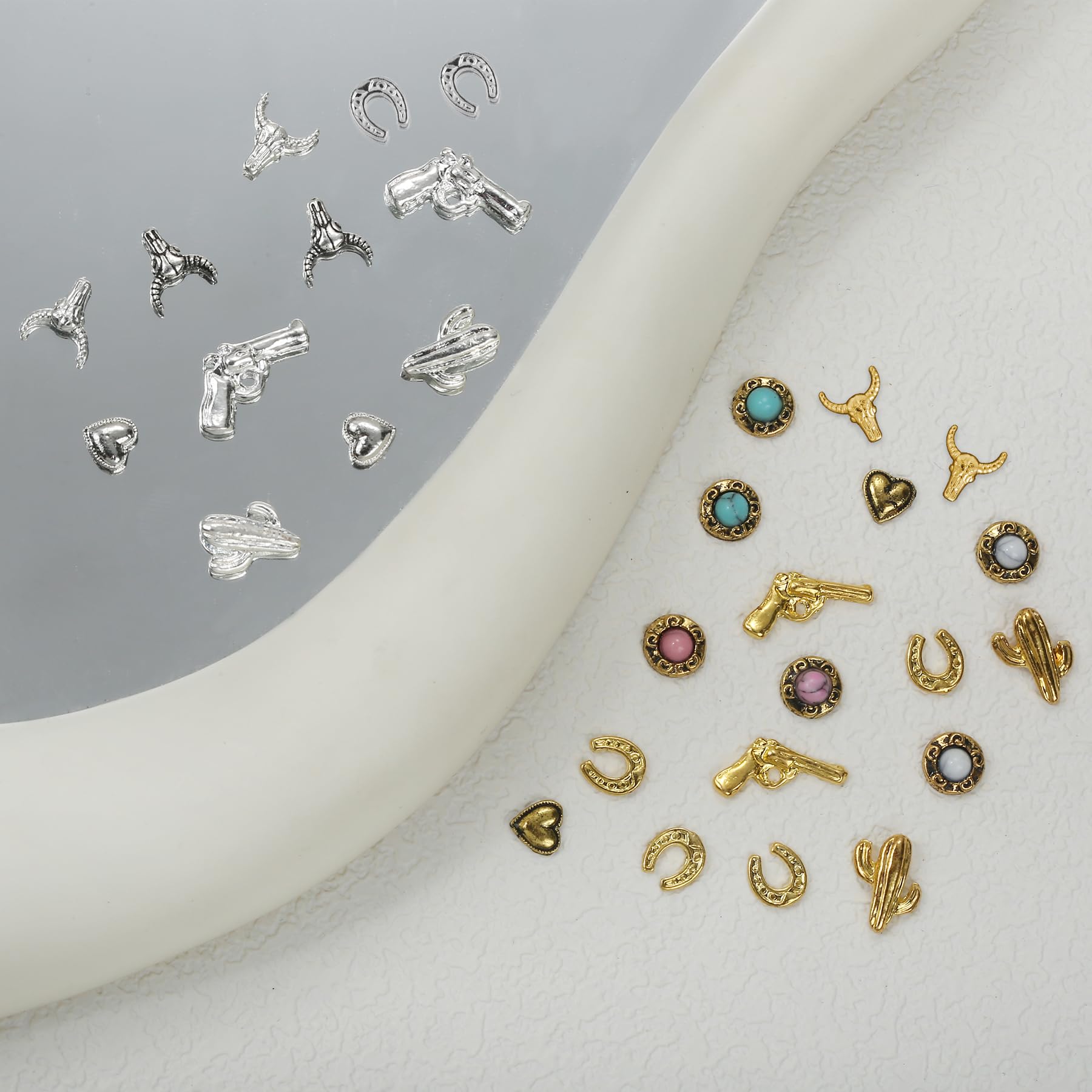 Ohmique assortment of gold silver pink blue finishes offering versatile styling choices